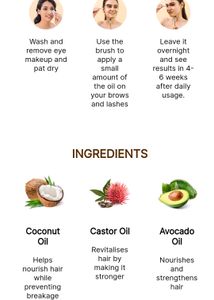 Eyelashes &amp; Eyebrow Oil