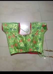 Ethnic Pista Green And Prach Lehenga Choli Set