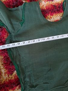 Green &amp; Gold Embroidered Salwar Kameez