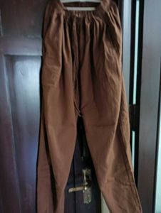 Brown Drawstring Pants