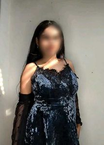 Elegant Blue Velvet Mini Dress