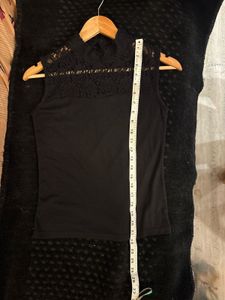 Elegant Black Lace Top