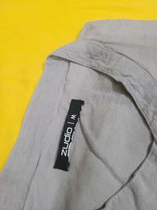 unisex Casual Grey Shirt