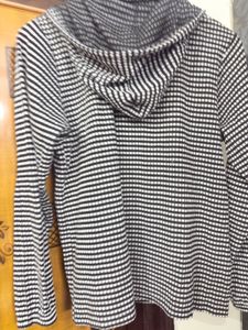 Checkered Zip-Up Hoodie