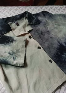 Tie-Dye Short Sleeve Top