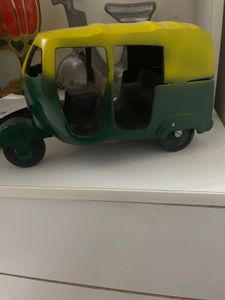 Vintage Metal Toy Rickshaw