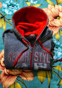 Stylish Grey Hoodie