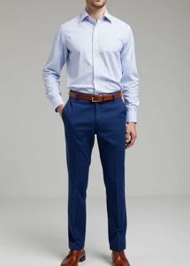 Navy Blue Men's Formal Pants