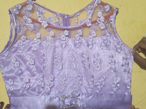 Lavender Floral Dress