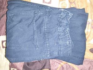 Light Blue Wide Leg Denim Jeans