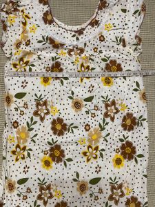 Vintage Floral Print Nightgown