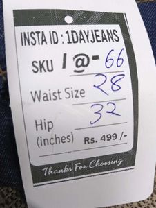 I@66 Size-28 (Sale) Latest Ladies high waist Jeans