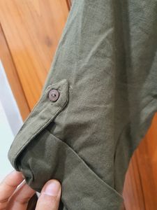 STOP olive Green Straight Kurta (WOMEN&#39;S)