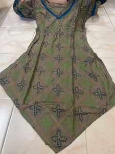 Triangle Shape Dhoti Kurta Set