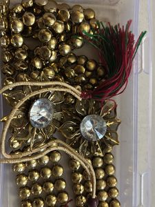 Golden 4 lined necklace