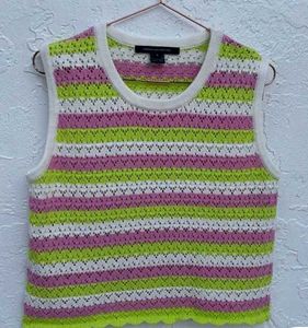 French Connection Womens Sleeveless Crew Neck Croc