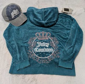 VTG Y2K Juicy couture Velour Zip hoodie