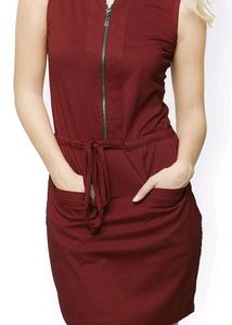 Miss Chase | Women&#39;s Maroon Sheath dress | Size XS