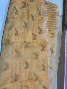 Butterfly Print Organza Dupatta🦋