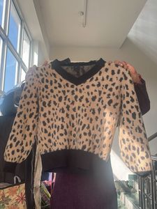 Leopard Print Sweater
