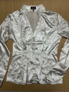 Vintage Corset Satin Shirt