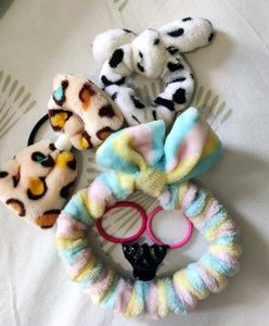 Cute Plush Scrunchie Set