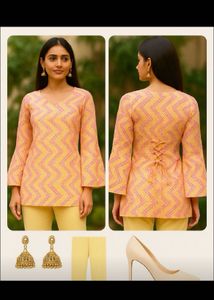 Vintage Inspired Print Tunic