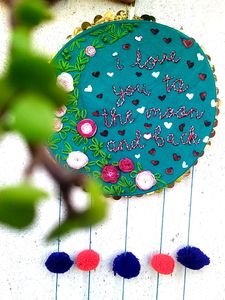 Handmade Embroidered Wall Decor