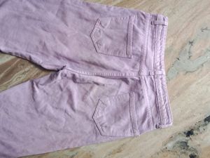 Purple Baggy High Waisted Jeans