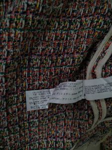 Zara Basic Confetti Metallic Tweet Jacket