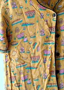 Yellow Printed Beautiful Night Suit