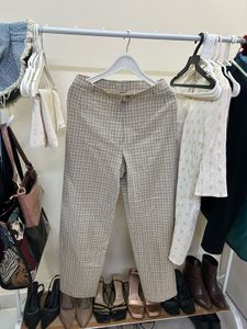 Vintage Plaid Trousers