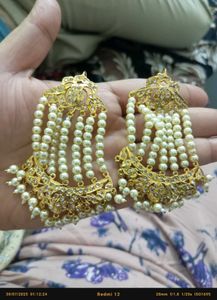 Real Jadaui Hyderabad Pearl Earring