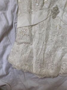 Vintage White Lace Corset