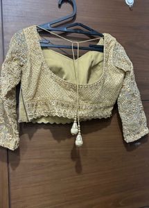 Gold Embroidered Lehenga Choli