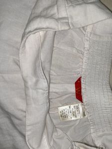 White Linen Pants - Size small Us-6