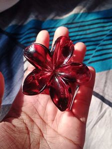 Red Flower Hair Clip