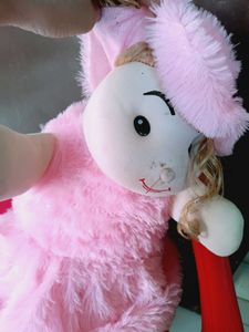 Cute Pink Plush Doll