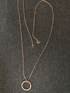 Minimalist Circle Pendant Necklace