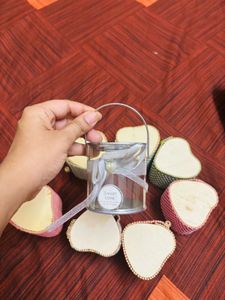 Heart-Shaped Trinket Boxes &amp; Candle Holder
