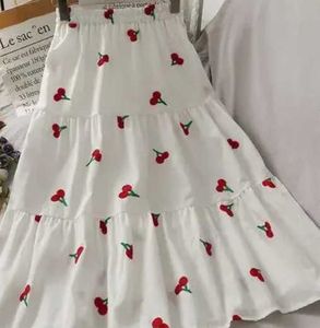 Cherry Print Skirt