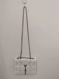Rebecca Minkoff White Studded Crossbody