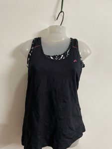 Gym Top With Sports Bra