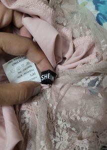 Shein Net Satin Top