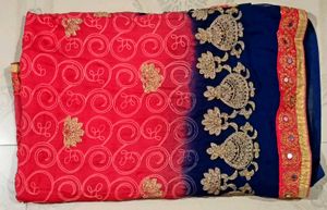 Elegant Embroidered Saree