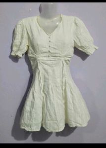 Y2K WHITE FROCK