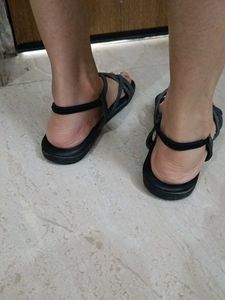 Strappy Black Sandals