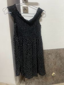 Polka Dot Black One Piece