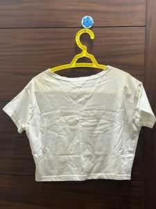 White Cropped tshirt