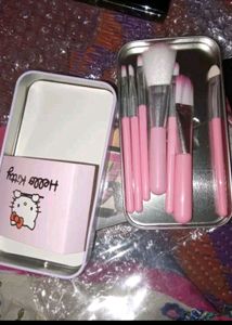 Combo Of Makeup Kit, Makeu Brush, Blender